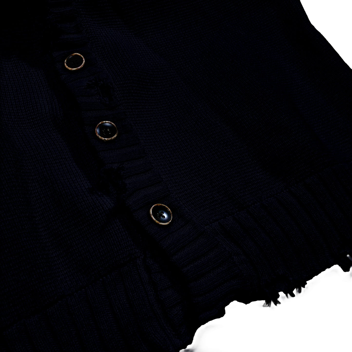 DAMAGE CARDIGAN / BLACK
