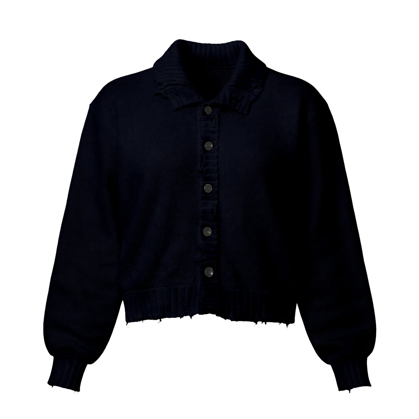 DAMAGE CARDIGAN / BLACK