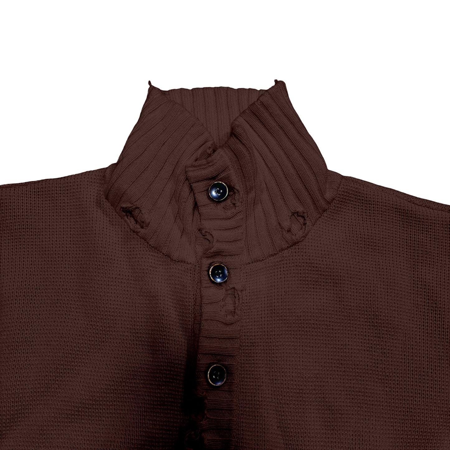 DAMAGE CARDIGAN / BROWN