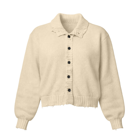 DAMAGE CARDIGAN / IVORY