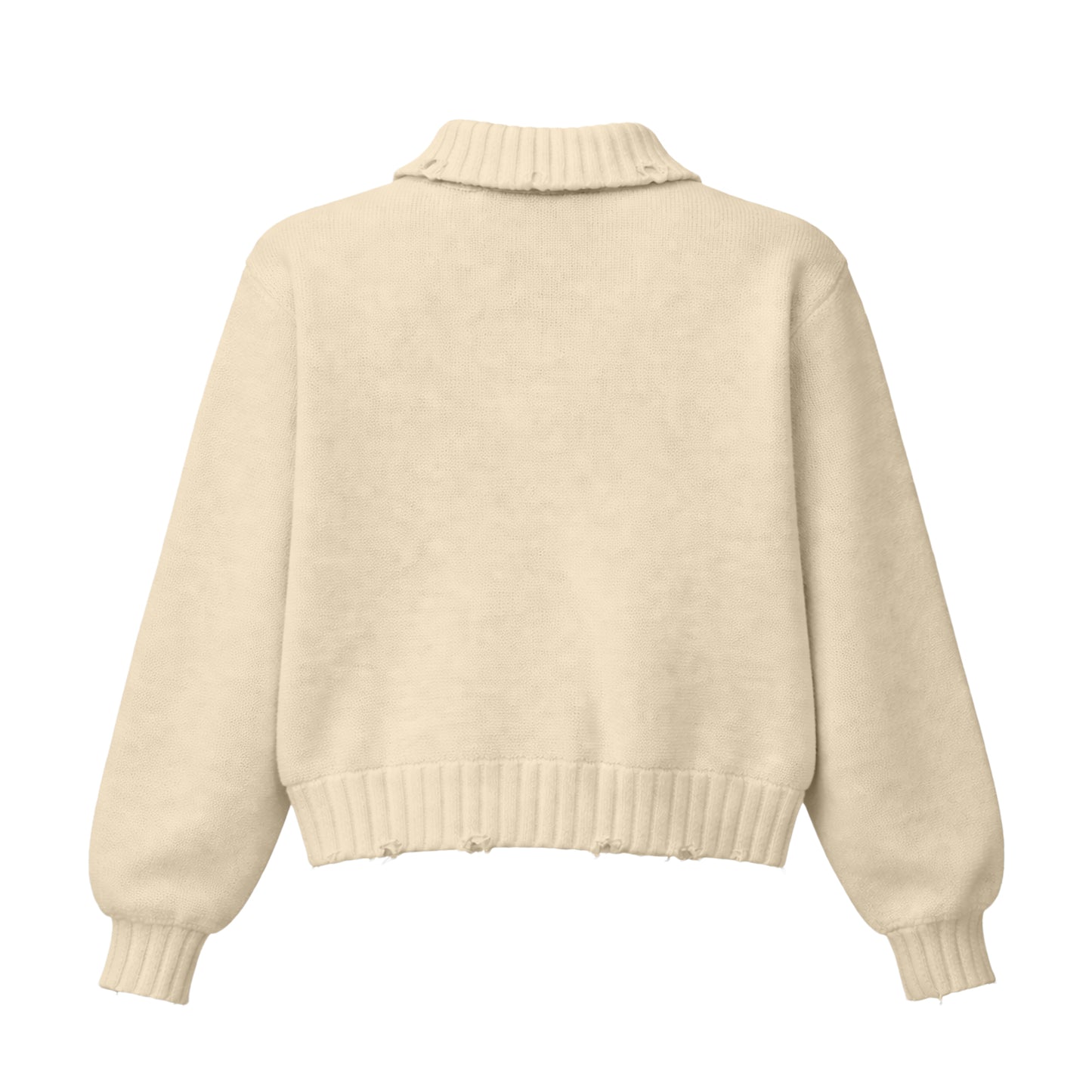 DAMAGE CARDIGAN / IVORY