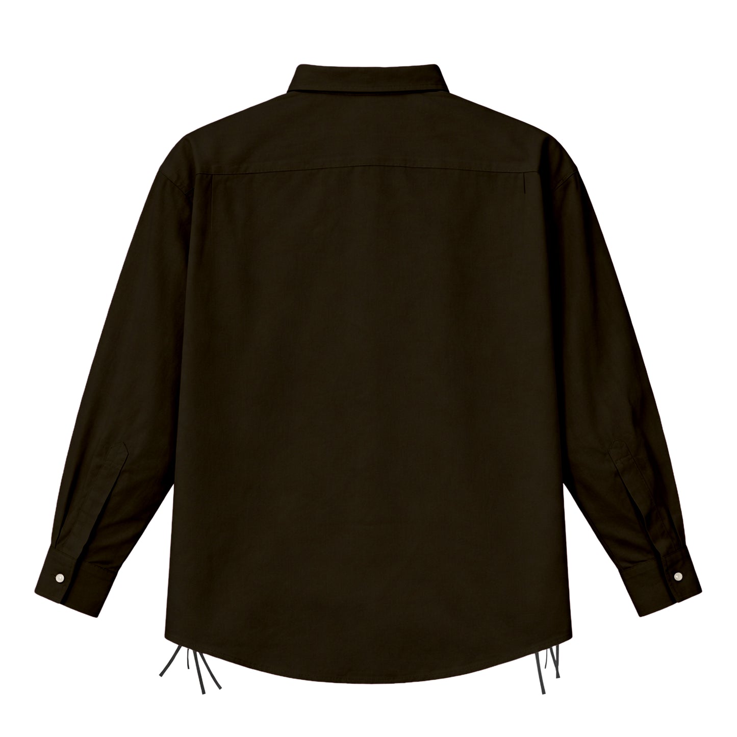 SIDE LACE SHIRT / BLACK