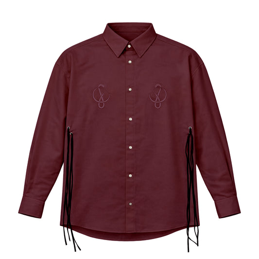 SIDE LACE SHIRT / BOUDEAUX
