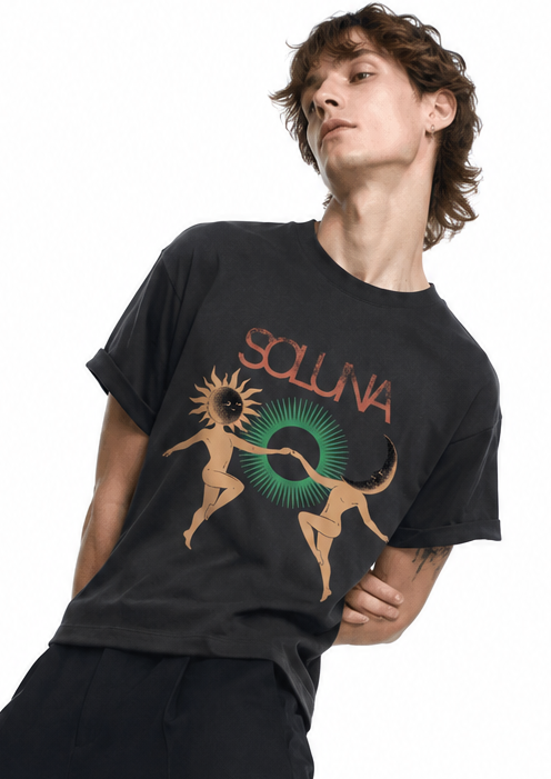 SUN AND MOON TEE / SUMI