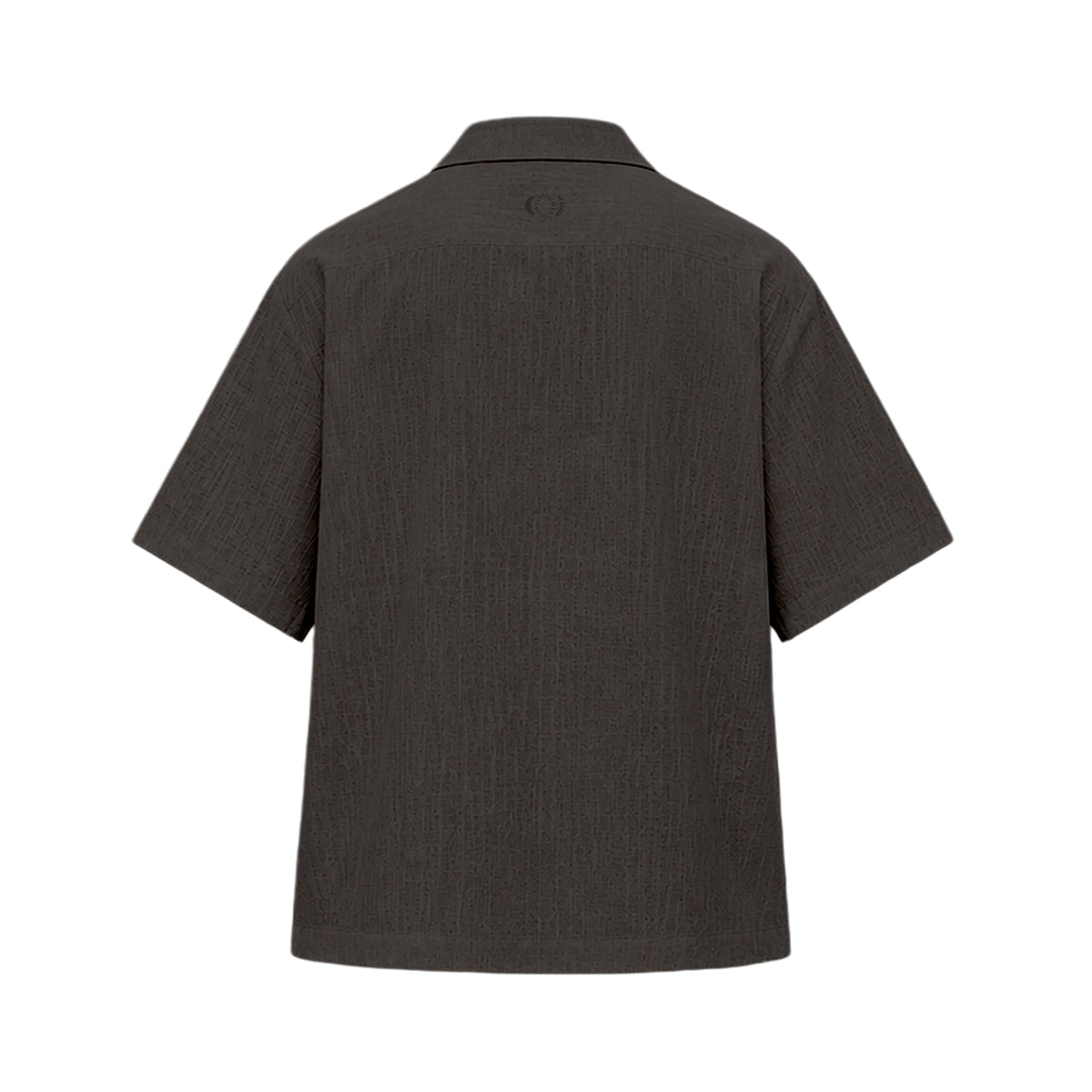LINEN OPEN SHIRT / BLACK