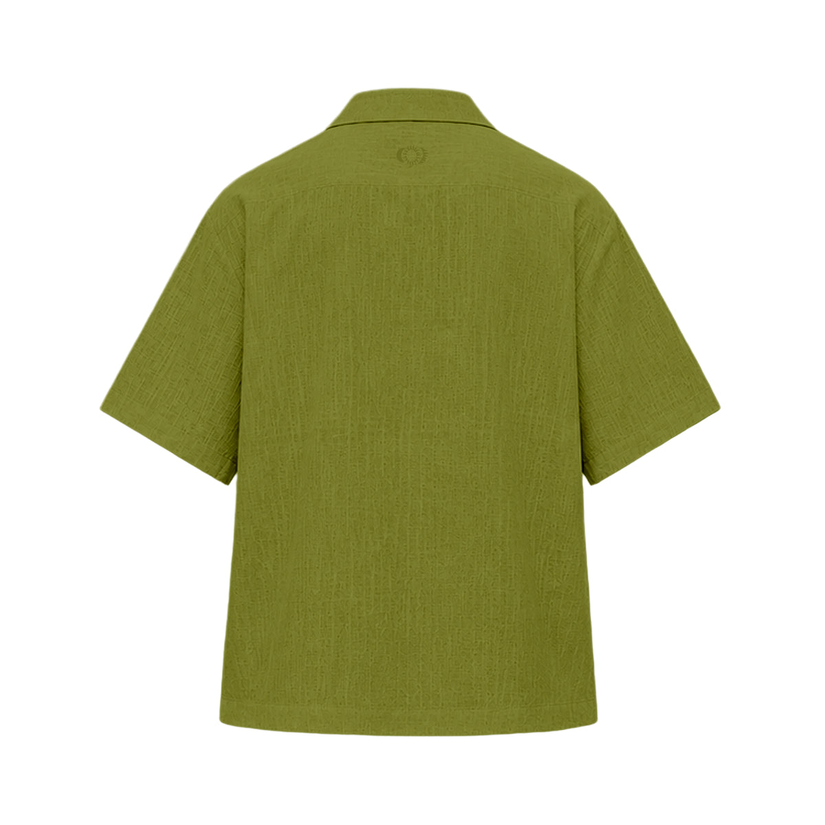 LINEN OPEN SHIRT / OLIVE