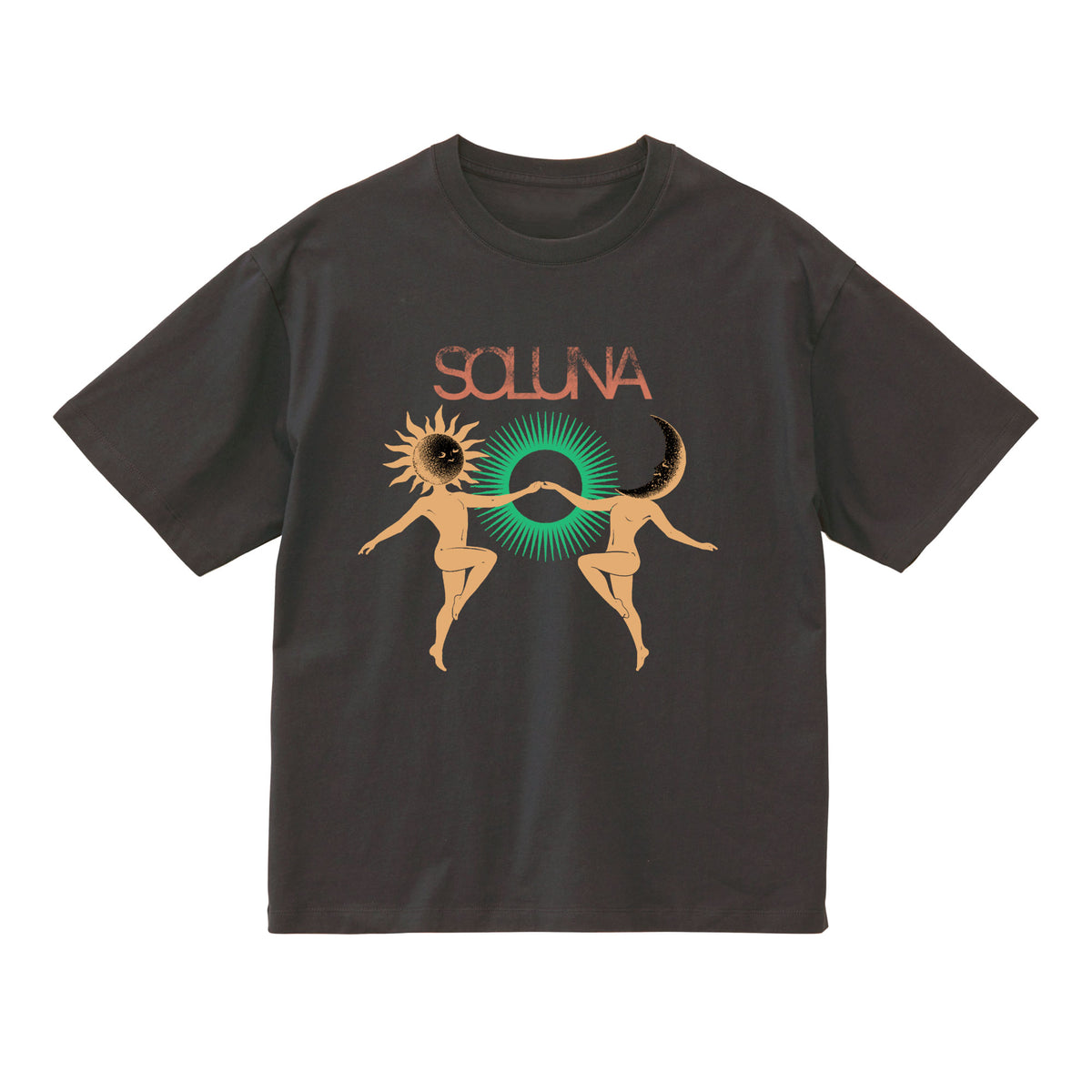SUN AND MOON TEE / SUMI