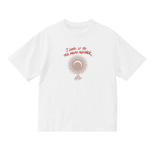 THE MOON AND BACK TEE / WHITE